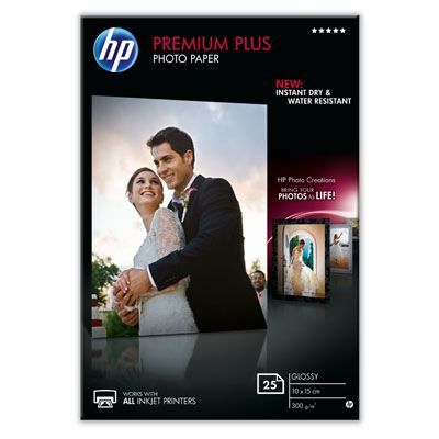 HP Premium Plus Glossy Photo Paper-25 Blatt/10 x 15 cm 300g/m2 | 95203223dre / EAN:0886111138920