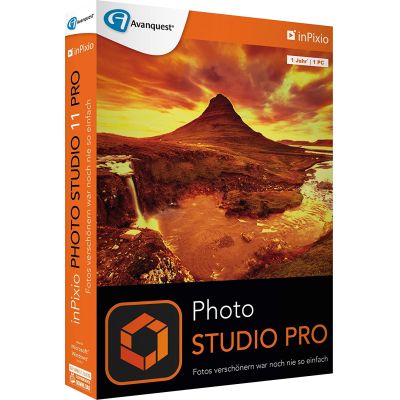 InPixio Photo Studio 11 Pro (1PC I 1 Jahr) (Code in a Box) | 613058jak / EAN:4023126123046