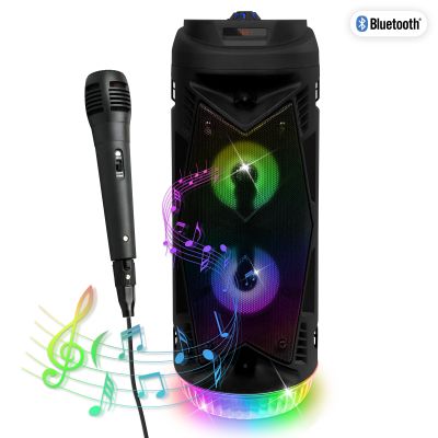 Karaoke- Set, inkl. Mikrofon, Bluetooth, Micro-USB, AUX, FM Radio, Fernbedienung | 1453182ett / EAN:8717278862859