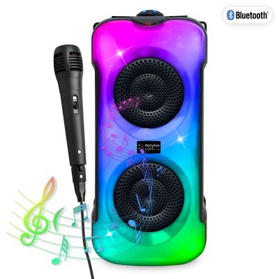 Karaoke-Set, inkl. Mikrofon, Bluetooth, USB, AUX, FM Radio, mit Lichteffekten | 1453177ett / EAN:8717278864822