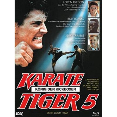 Karate Tiger 5 - König der Kickboxer - Mediabook - Limitiert / Cover B (+ DVD) | 579873jak / EAN:0683813998698