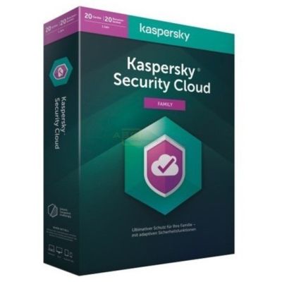 Kaspersky Security Cloud Family Edition 20 Geräte (Code in a Box) | 577722jak / EAN:5060527449954