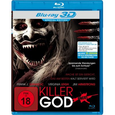 Killer God - Uncut Special Edition (inkl. 2D-Version) | 451858jak / EAN:4051238027280