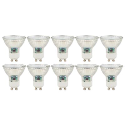 LED-Strahler McShine "SP50-10", GU10, 5W, 400 lm, warmweiß, 10er-Pack | 1451722ett / EAN:4250967316355