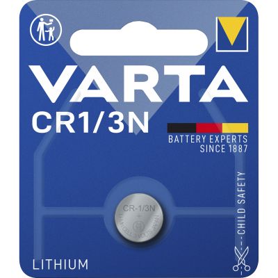 Lithium-Knopfzelle VARTA "Photo", CR1/3n, CR11108, 170mAh, 3V, 1er-Blister | 1311940ett / EAN:4008496274147