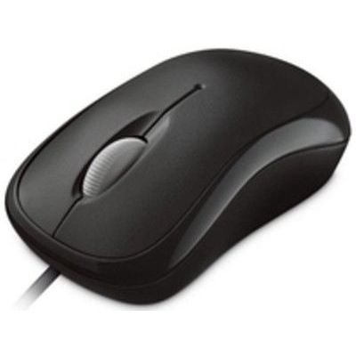 Microsoft Basic Optical Mouse - Maus - optisch - 3 Tasten - verkabelt - USB - Schwarz | 95364484dre / EAN:0885370433760
