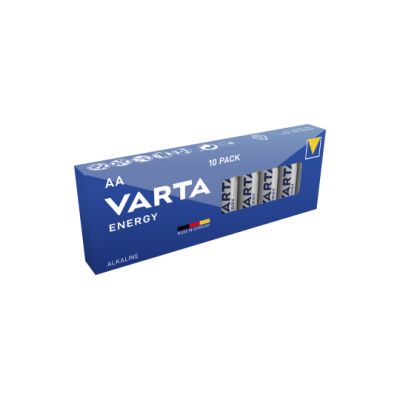Mignon-Batterie VARTA "Energy" Alkaline, Typ AA, LR06, 1,5V, 10er Pack | 1300557ett / EAN:4008496635023