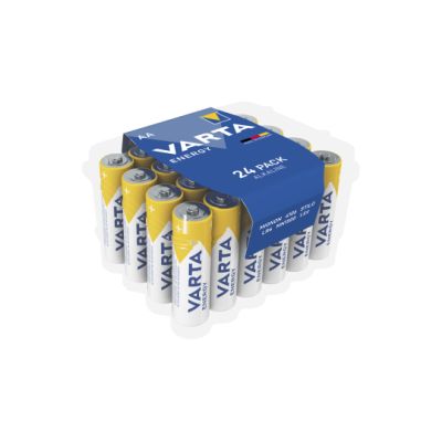 Mignon-Batterie VARTA "Energy" Alkaline, Typ AA, LR06, 1,5V, Energy, 24er Pack | 1300558ett / EAN:4008496634712