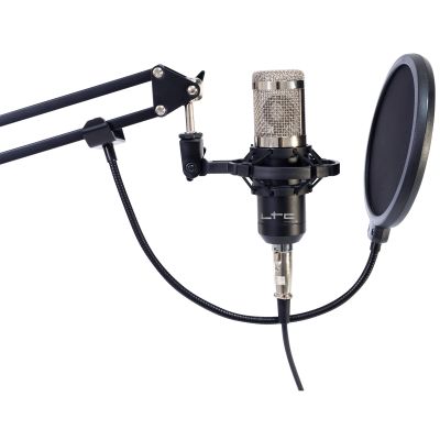 Mikrofon LTC "STM200-Plus" ideal für z.B. Podcast oder Streaming, Plug&Play, USB | 1800107ett / EAN:4250967333581