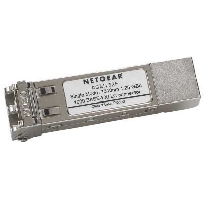 Netgear NG Mini-GBIC Glasfaser Modul AGM732F 1000-Base LX für GSM7312, GSM7324, GSM7224, GS724T, GS748T | 95003646dre / EAN:0606449034493