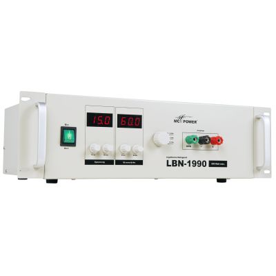 Netzgerät McPower "LBN-1990" 19", 3 regelbare Bereiche 0-15V, 0-30V, 0-60V, 900W, max. 60A | 1800020ett / EAN:4250967300880