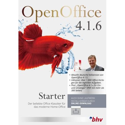 OpenOffice 4.1.6 Starter | 562750jak / EAN:9783828742703