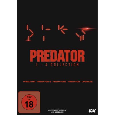 Predator 1-4 - Box 4 DVDs  | 555351jak / EAN:4010232077479