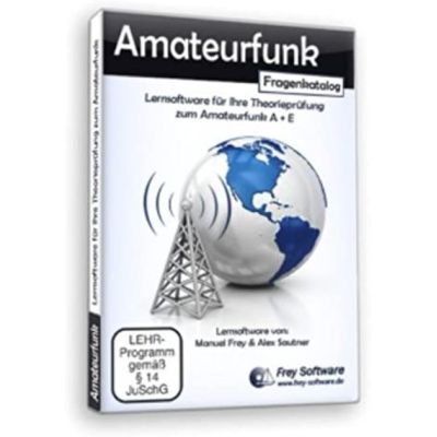 "Amateurfunk" - Lernsoftware für die Theorieprüfng zum Amateurfunkzeugnis Klasse A + Klasse E | 433370jak / EAN:9783939859314