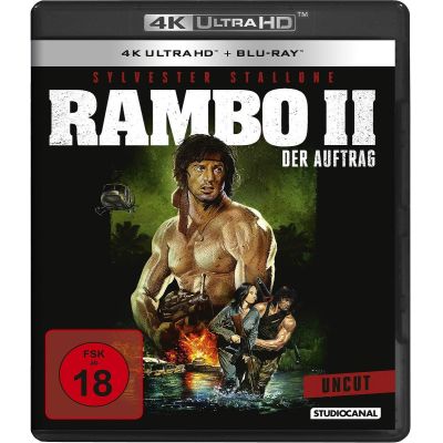 Rambo II - Der Auftrag / Uncut (4K Ultra HD) | 552648jak / EAN:4006680089423