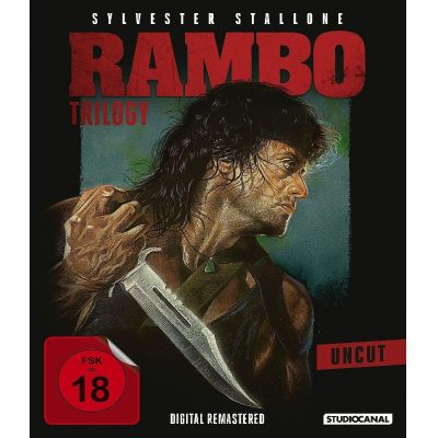 Rambo Trilogy / Uncut / 3 Blu-rays  | 552656jak / EAN:4006680089492
