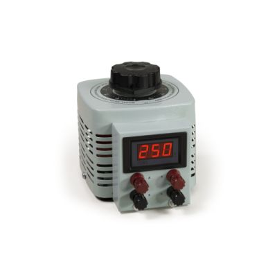 Ringkern-Stelltrafo McPower "V-2000 LED", 0-250 V, 2 A, 500 W, NICHT galvanisch getrennt | 1326196ett / EAN:4250967305137