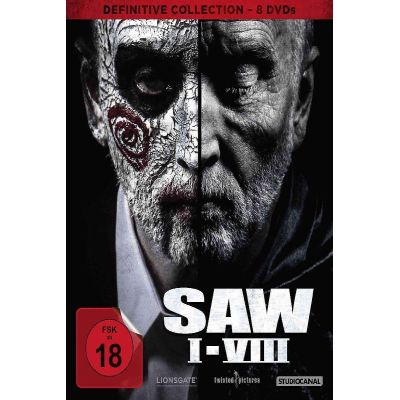 SAW I-VIII / Definitive Collection 8 DVDs  | 532871jak / EAN:4006680087849