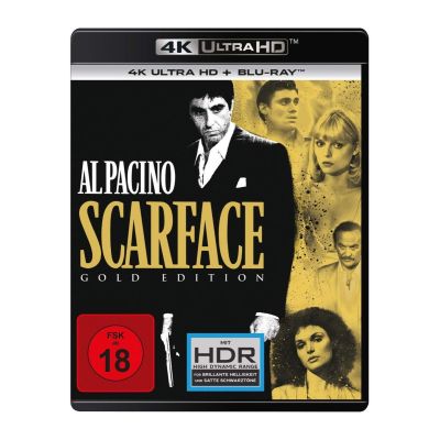 Scarface (1983) - Gold Edition (4K Ultra HD) (+ Blu-ray 2D) | 575107jak / EAN:5053083190965