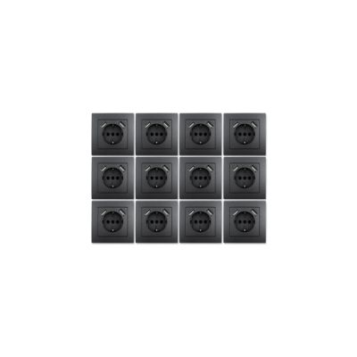 Schutzkontakt-Steckdose mit 2x USB McPower "Flair" 250V~/16A, 5V/2,1A, 12er-Pack | 1535191ett / EAN:4250967329379