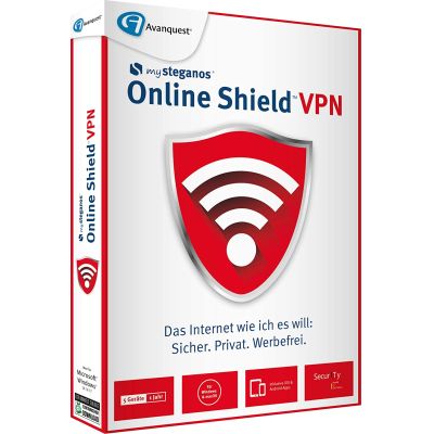 Steganos Online Shield VPN | 594237jak / EAN:4023126121479