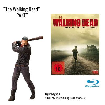 The Walking Dead - Die komplette zweite Staffel (3 BRs) + Actionfigur Negan (ca. 25cm) | 601042jak / EAN:0764137103446