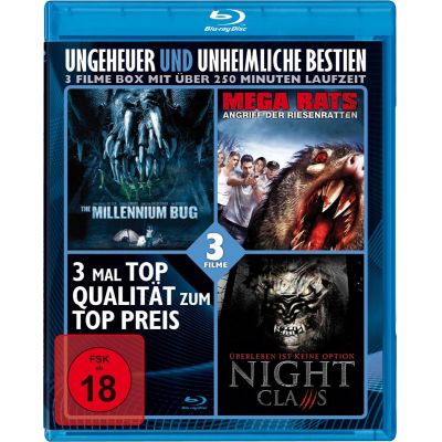 Ungeheuer und unheimliche Bestien - 3 Filme Box: The Millennium Bug/Return of the Killershrews/Night Claws | 534602jak / EAN:4051238062267
