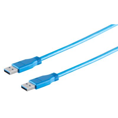 USB Kabel A Stecker / A Stecker USB 3.0 blau 1m | 1310041ett / EAN:4017538045256
