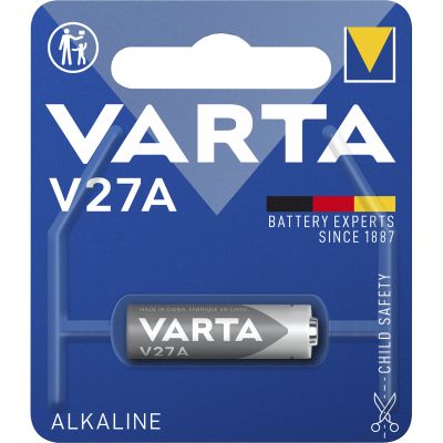 V27A-Batterie VARTA "Electronics" Alkaline, LR27, 12V | 1300596ett / EAN:4008496747009