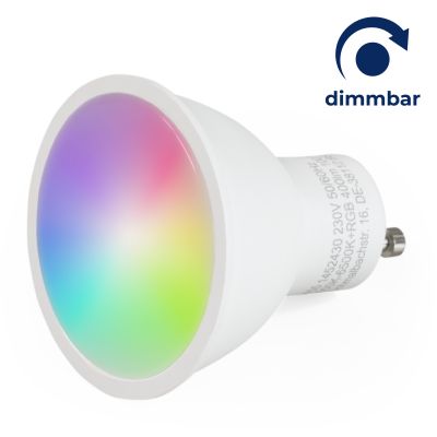Wifi Smart LED Strahler McShine, 400lm, 5W, RGB + CCT, Alexa, Google Assistant, App | 1452430ett / EAN:4250967339590