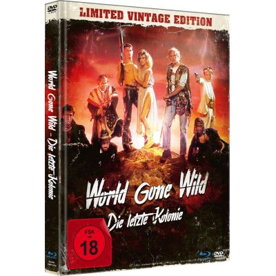 World Gone Wild - Die letzte Kolonie (Uncut Limited Vintage Mediabook mit Blu-ray+DVD, in HD neu abgetastet) | 594650jak / EAN:4059473005179