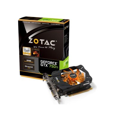 ZOTAC GeForce GTX 750 Ti - Grafikkarten - GF GTX 750 Ti - 2 GB GDDR5 - PCI Express 3.0 x16 - 2 x DVI | 1121336dre / EAN:4895173603525