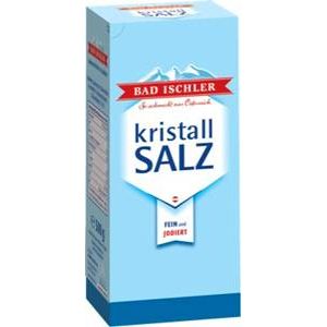 Bad Ischler Feinkristall Salz fein und jodiert 500 g | 25000531