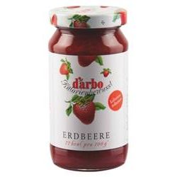 Darbo Fruchtaufstrich 60% - Erdbeere - kalorienreduziert 220g | 711 / EAN:9001432035883