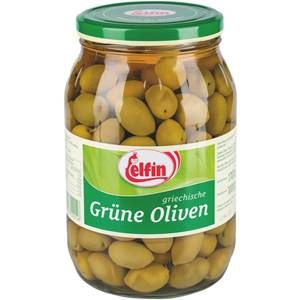 Elfin Oliven mit Kern grün 1000g | 25002128