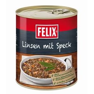 Felix Linsen mit Speck 800g | 4315 / EAN:9000295832349