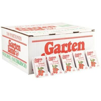 Gartenland Portionen Weichsel 45% Fruchtanteil 100 x 25 g | 4940 / EAN:9001432013256