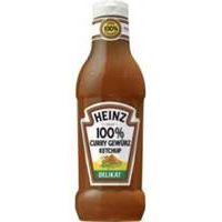 Heinz 100% Curry Gewürz Ketchup Delikat 650g | 27000160 / EAN:8715700419596