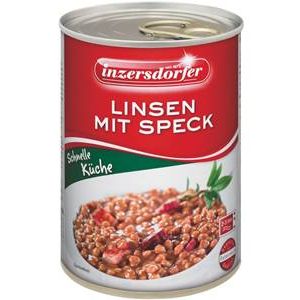 Inzersdorfer Linsen mit Speck 400g | 5911 / EAN:9017100001135