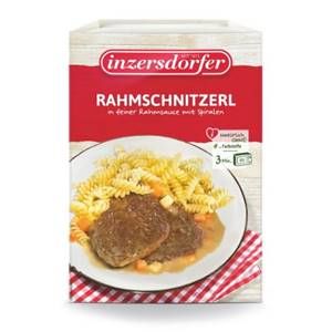 Inzersdorfer Schnelle Küche Rahmschnitzerl mit Spiralen 380 g | 27000215