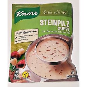 Knorr Bitte zu Tisch Steinpilz Suppe 82g | 25000173 / EAN:9000275497506