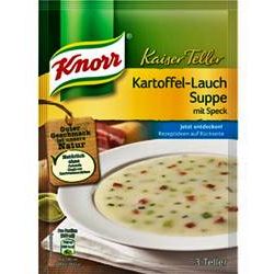 Knorr Kaiser Teller Kartoffel Lauch Suppe mit Speck 103g | 25000185 / EAN:9000275771125