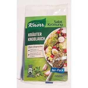 Knorr Salat Krönung - Kräuter Knoblauch 3 x 8g | 3951 / EAN:9000275657313