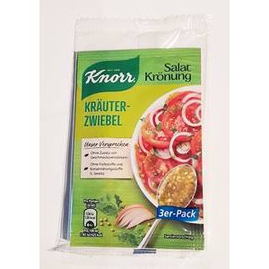 Knorr Salat Krönung - Kräuter-Zwiebel 3 x 8g | 26000351 / EAN:9000275711718