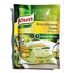 Knorr Schnelle Feine Broccolicreme Suppe m. Croutons 55g | 25000696 / EAN:9000275497216