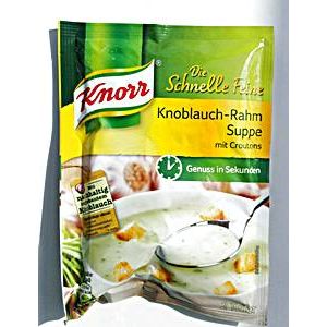 Knorr Schnelle Feine Knoblauch Rahm Suppe m. Croutons 69g | 1731 / EAN:9000275617119