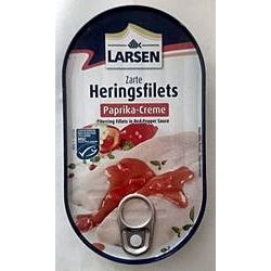 Larsen zarte Heringsfilets Paprika-Creme 200g | 25002085 / EAN:4018344564627