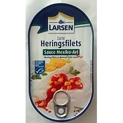 Larsen zarte Heringsfilets Sauce Mexiko-Art 200g | 25002087 / EAN:4018344564672