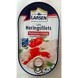 Larsen zarte Heringsfilets Tomaten-Creme 200g | 25002090 / EAN:4018344564610