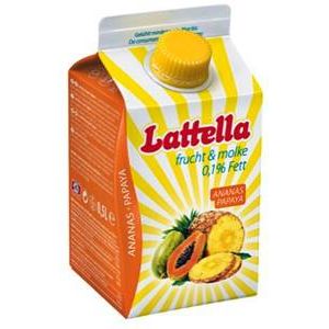 Lattella Molkedrink Ananas/Papaya 500 ml | 20000002